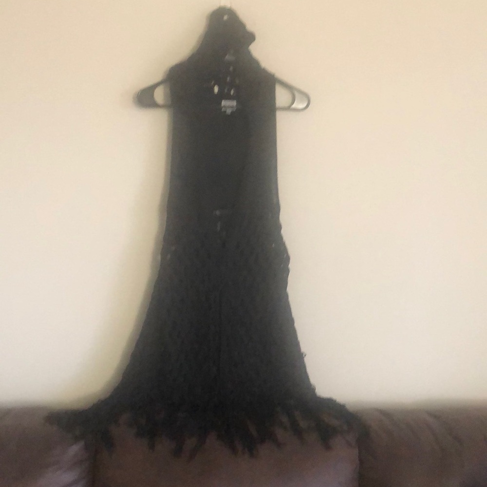 Jeremy Hart knitted maxi vest  M.